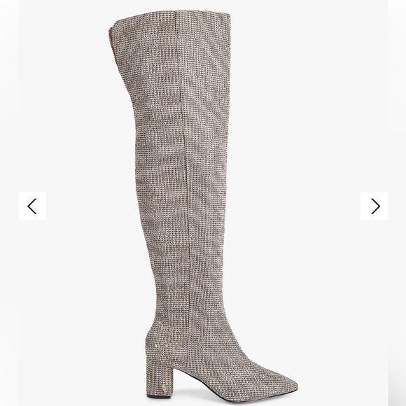 Kurt Geiger over the knee rhinestone boots - Picture 1 of 7